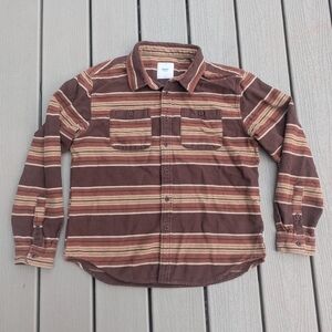 Katin Brown Flannel Casual Button-Down Shirt